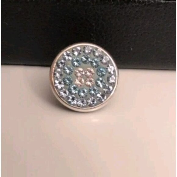 Kameleon JewelPops Brilliant Blues Rhinestones Bling Sparkle Ring Insert Pop - Picture 1 of 4